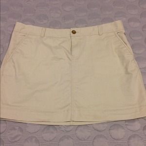 Khaki Old Navy Mini Skirt