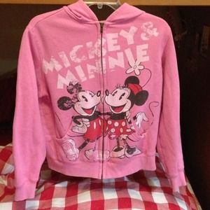Mickey&Minnie mouse hoodie