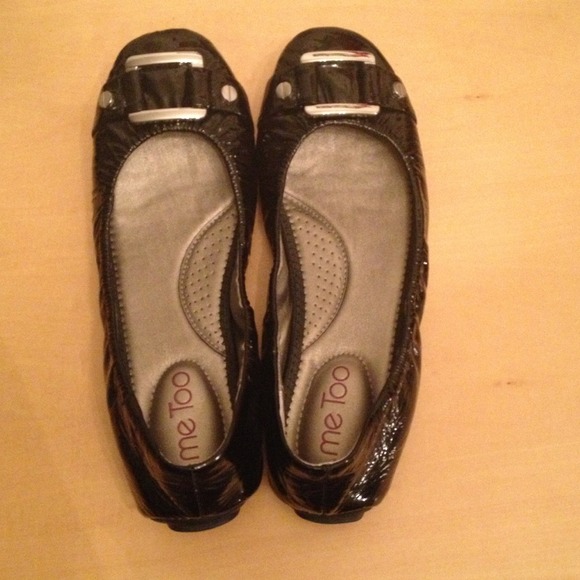 patent leather flats