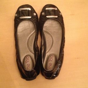 patent leather flats