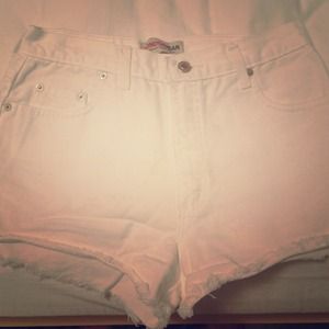 Vintage white high waisted shorts