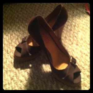 KORS Michael Kors Brown Suede Heels