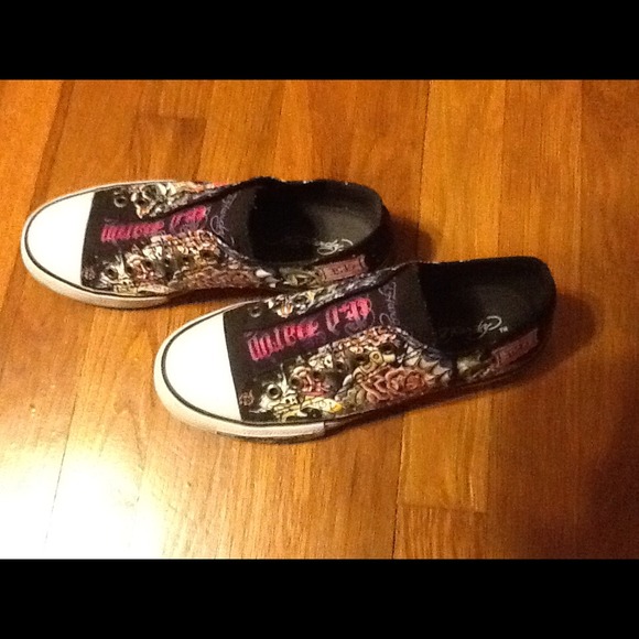 Ed Hardy Sneakers Size 8