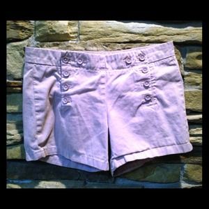 Light purple size 2 j crew shorts