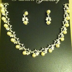Necklace and earrings