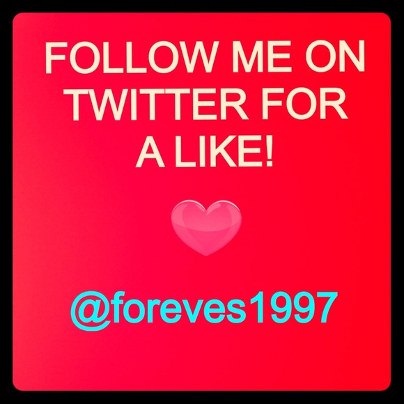 Follow my twitter and I will like and follow you!