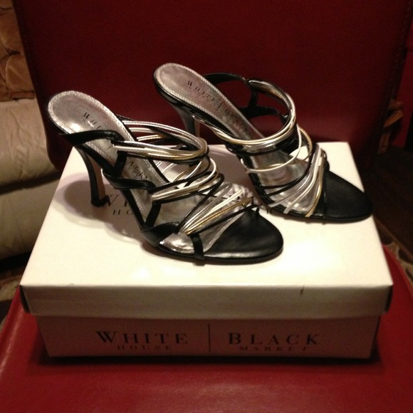 Classy/chic strappy leather sandals sz 6.5 - Picture 3 of 4