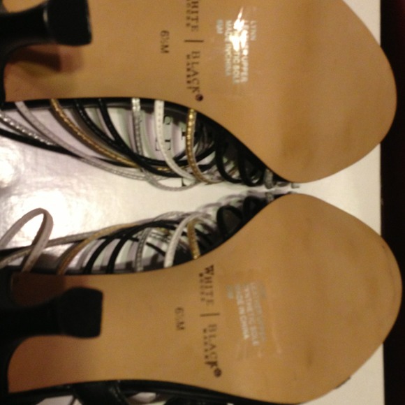 Classy/chic strappy leather sandals sz 6.5 - Picture 4 of 4