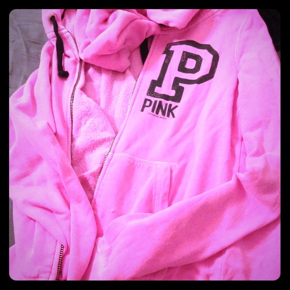 Hot pink Victoria secret jacket.