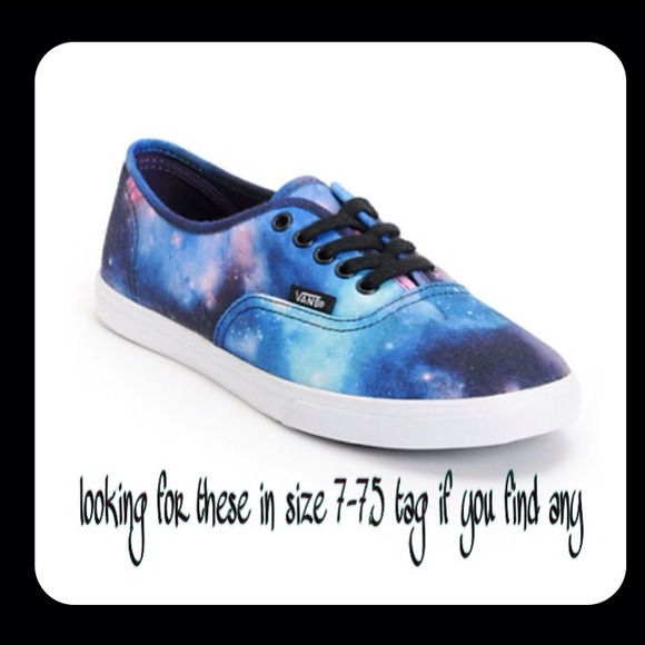 Galaxy lowrise authentic vans 7-7.5 trying to find