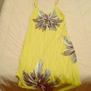 Yellow summer dress
