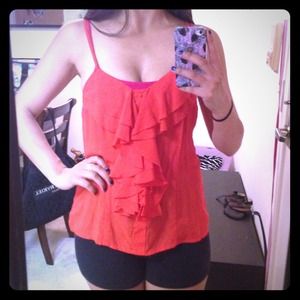 Challis Ruffle Tank