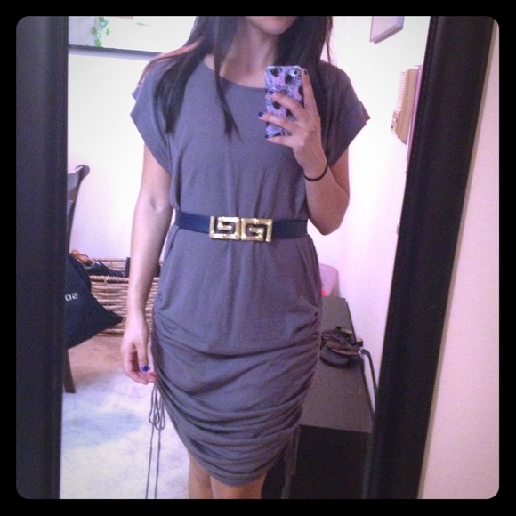❌SOLD---Jersey Scrunch Side Dress