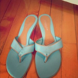 Blue and beige Reaction Kenneth Cole summer heels