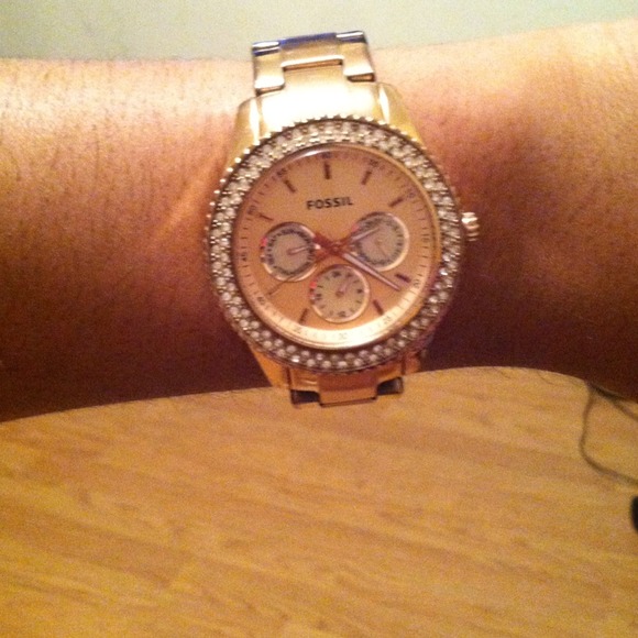 FOSSIL rose gold watch - Picture 2 of 2