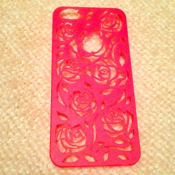 iPhone 5 roses back case cover🎀
