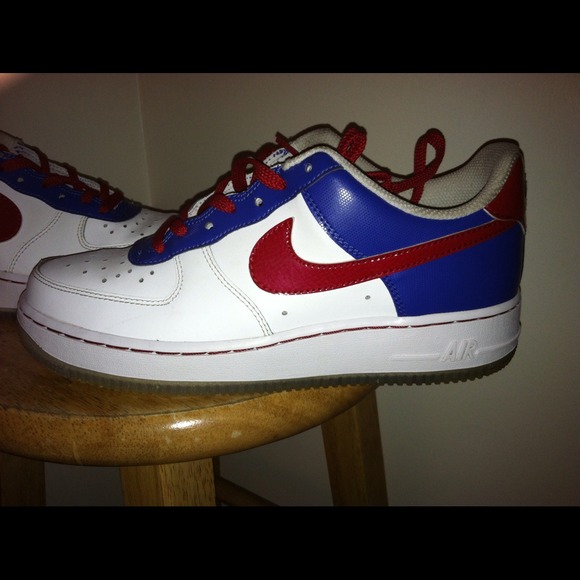 ❌SOLD❌Red white and blue Air Force 1 - Picture 2 of 4
