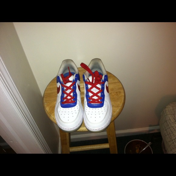 ❌SOLD❌Red white and blue Air Force 1 - Picture 3 of 4