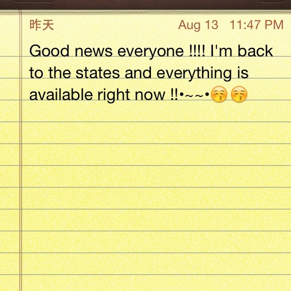 Everything available right now