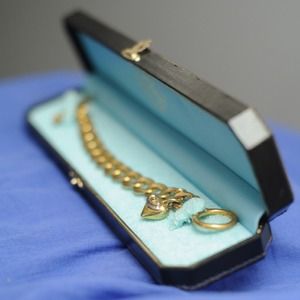 Juicy Couture Original Gold Bracelet + Coach Shoes