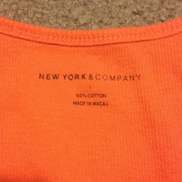 New York & Company orange tank - Picture 3 of 3