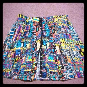 Material Girl patterned skirt