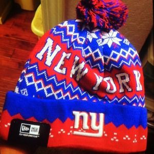 New era net York giants Pom  beanie