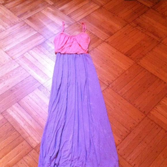 Cotton two toned dress