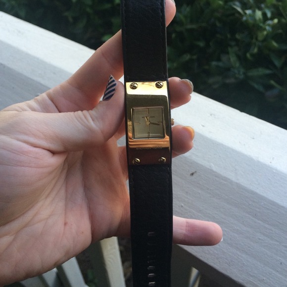 Michael Kors Dark Brown and Gold Watch! Beautiful - Picture 3 of 4