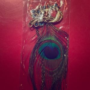 Peacock necklace