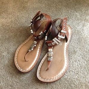 Bernardo Sandals -- Real leather. Made in Brazil.