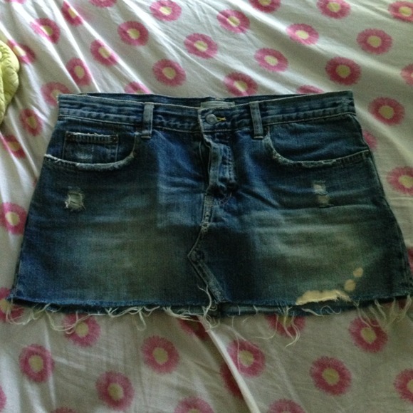 Abercrombie and Fitch Size 6 Demin Skirt