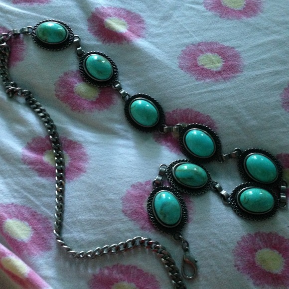 Steve Madden Turquoise Belt Size Small