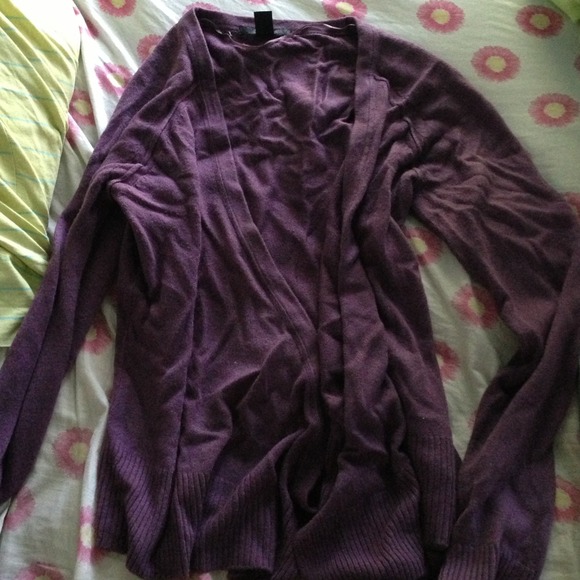 H&M wrap Sweater Purple Size small
