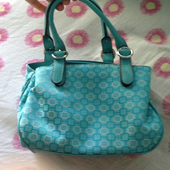 Nine West Small Bucket Turquoise Purse