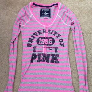 Victorias secret pink top
