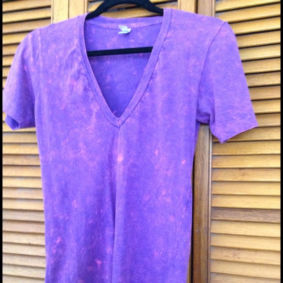 American Apparel XS V-neck shirt.
