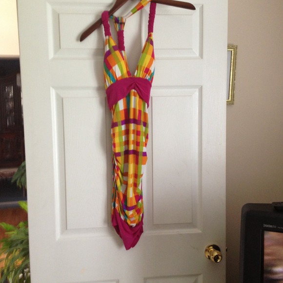 Cute multicolored club dress!