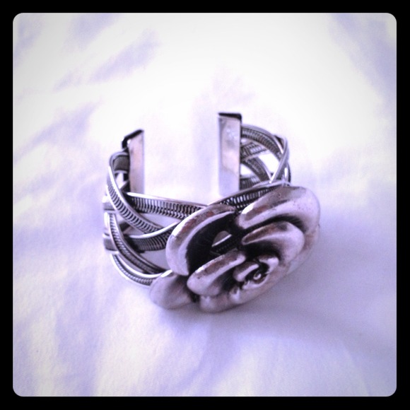 Flower Cuff Bracelet