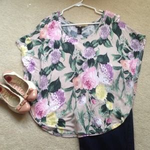Floral print shirt