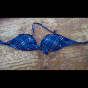 🌟REDUCED🌟Plaid bathing suit top