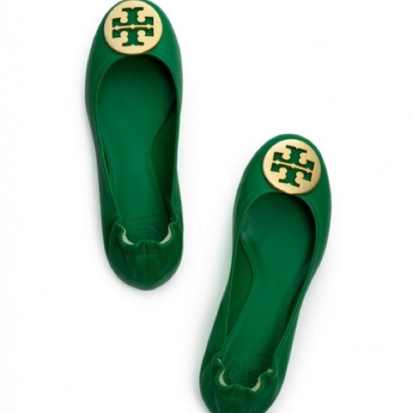 Tory Burch Shoes - Authentic GREEN AND GOLD Reva