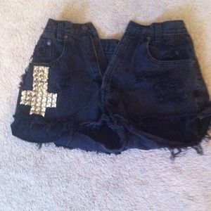 Black high waisted shorts! Only worn once