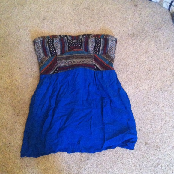 Strapless tribal dress from urban! - Picture 1 of 2