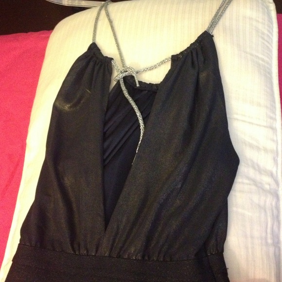 Dark blue Bandage dress - Picture 3 of 4