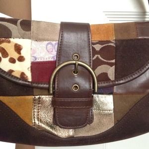 Authentic Coach Patchwork Purse