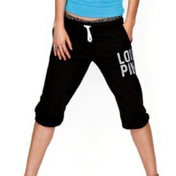 Victoria's Secret Pants Victoria Secret Campus Crop Grey Sweats