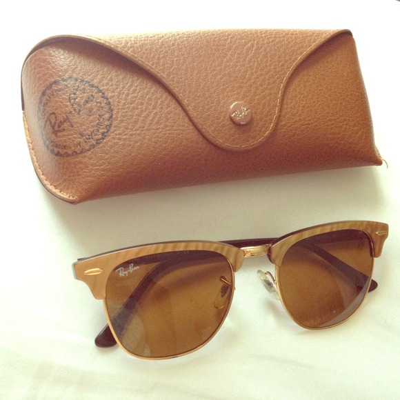 GOLD & OPAL RAY BAN CLUBMASTER