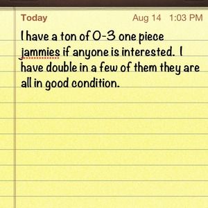 Infant clothes and more let me know what u want!