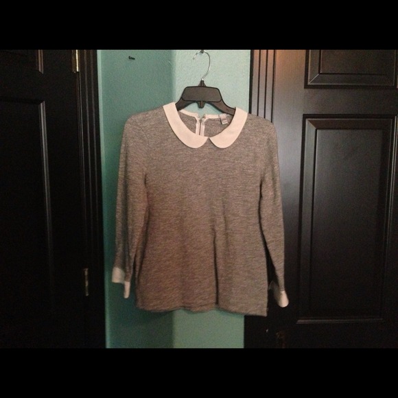 J Crew Peter Pan collar top.